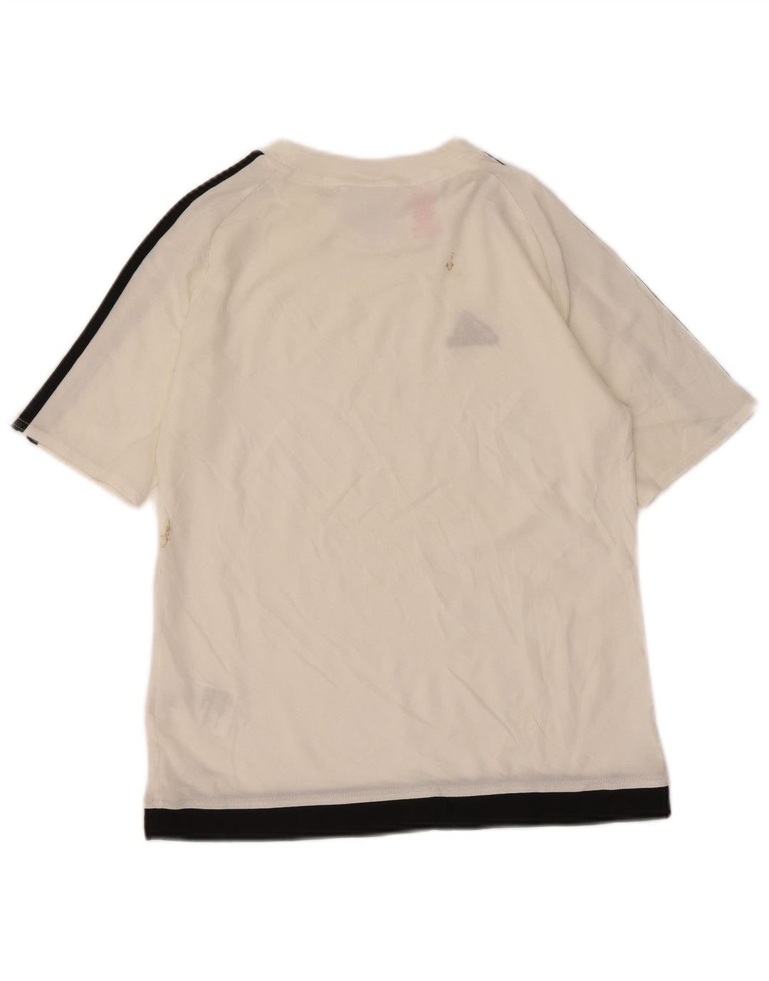 Camiseta Adidas Boys Climalite Top 11-12 Anos Branco Colorblock Poliéster