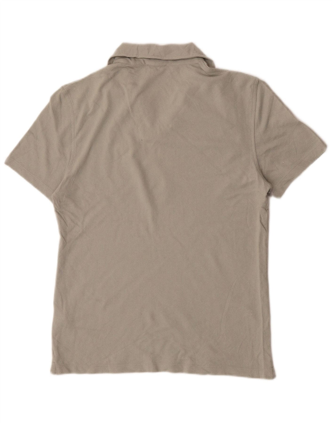 Camisa polo masculina Reiss pequena algodão cinza