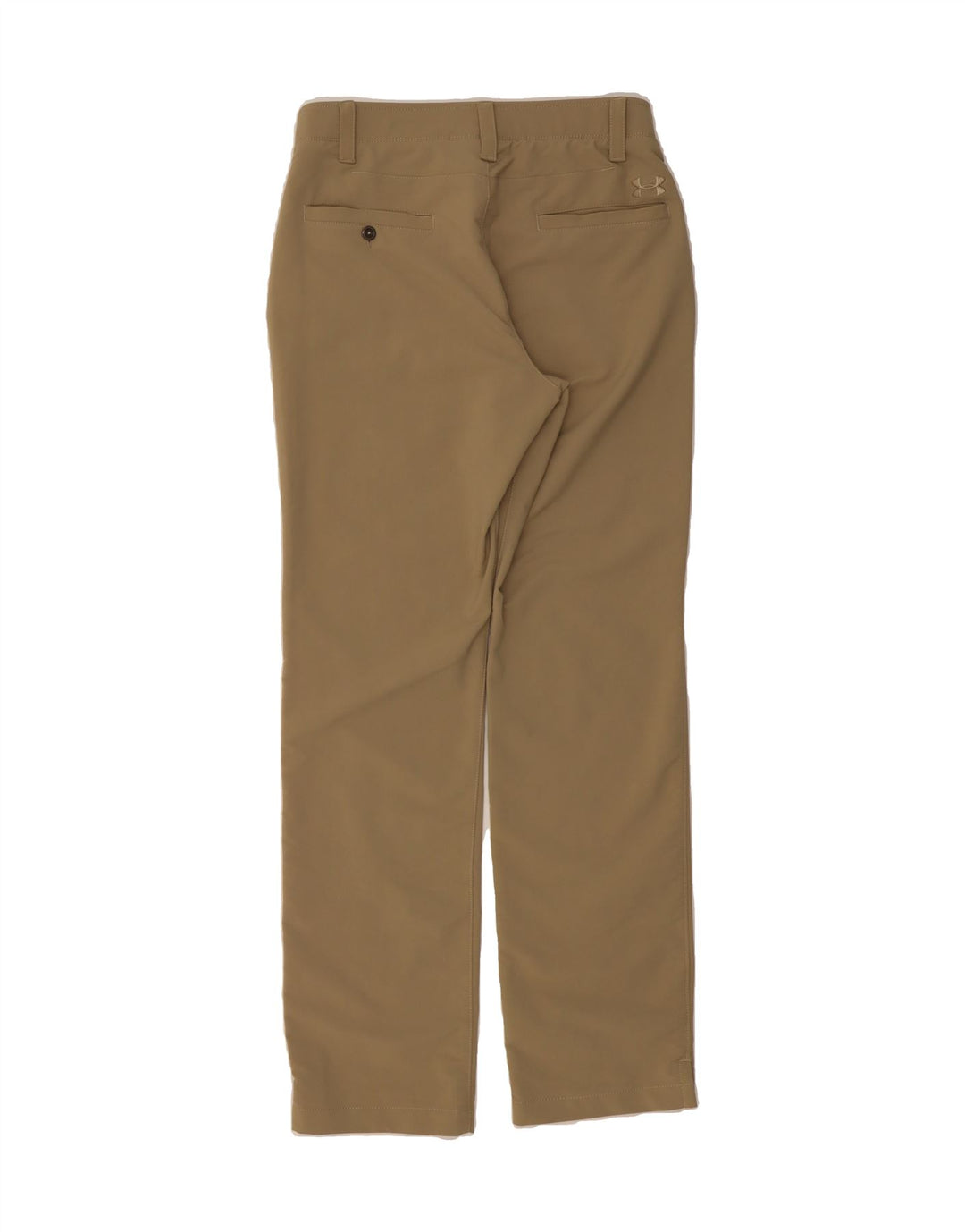 UNDER ARMOUR Mens Straight Chino Trousers W30 L32 Beige Nylon Vintage Under Armour and Second-Hand Under Armour from Messina Hembry 