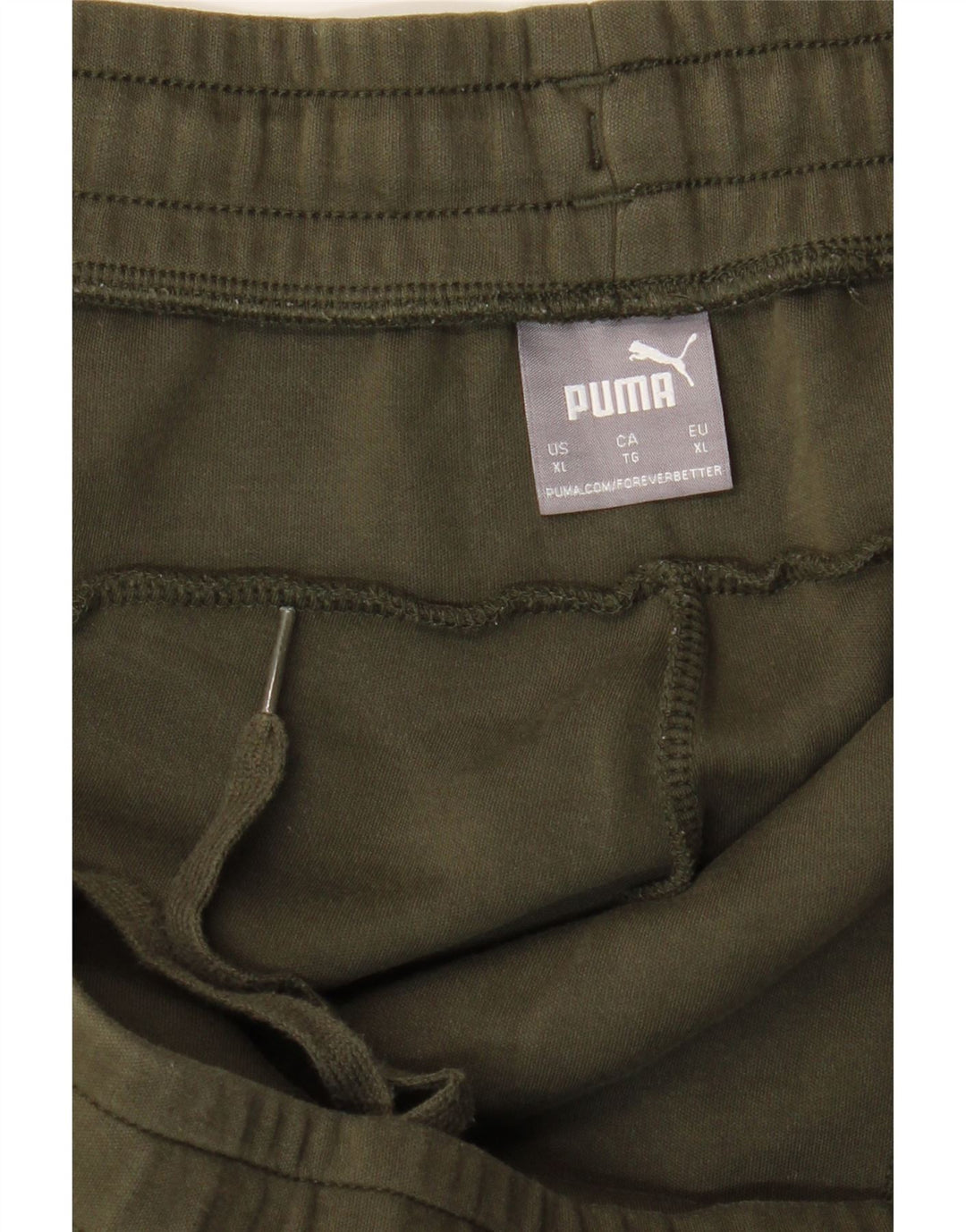 Calça de treino masculina Puma XL cáqui