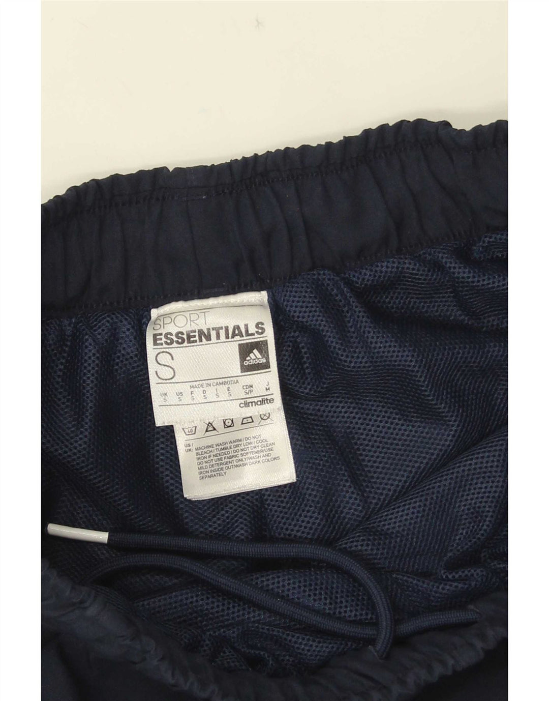Adidas Masculino Climalite Sport Shorts Pequeno Azul Marinho Poliéster