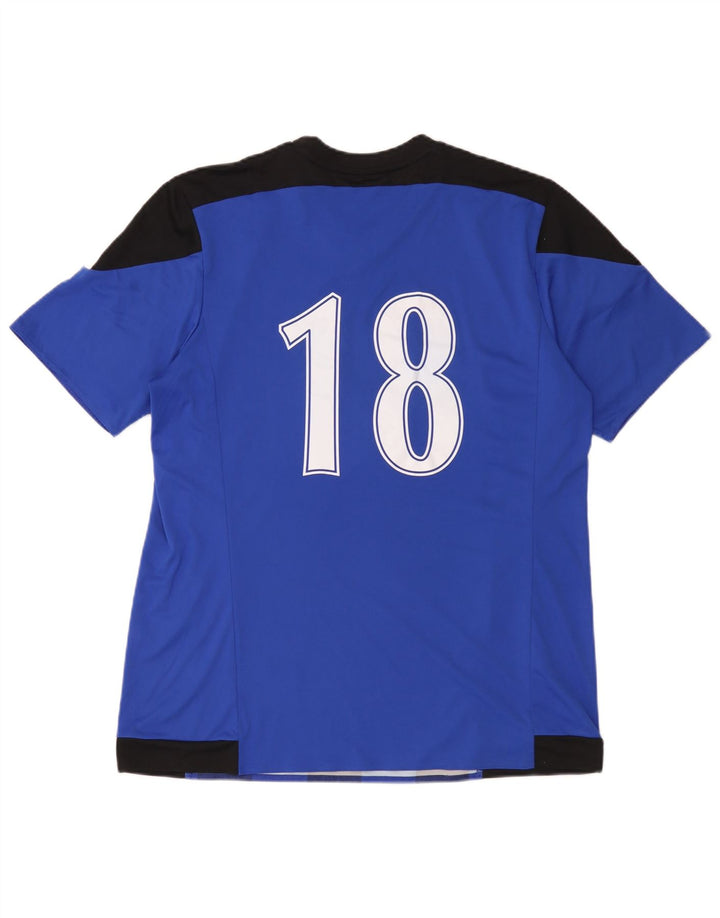 Camiseta Adidas Masculina Climacool Graphic Top XL Azul Colorblock Poliéster