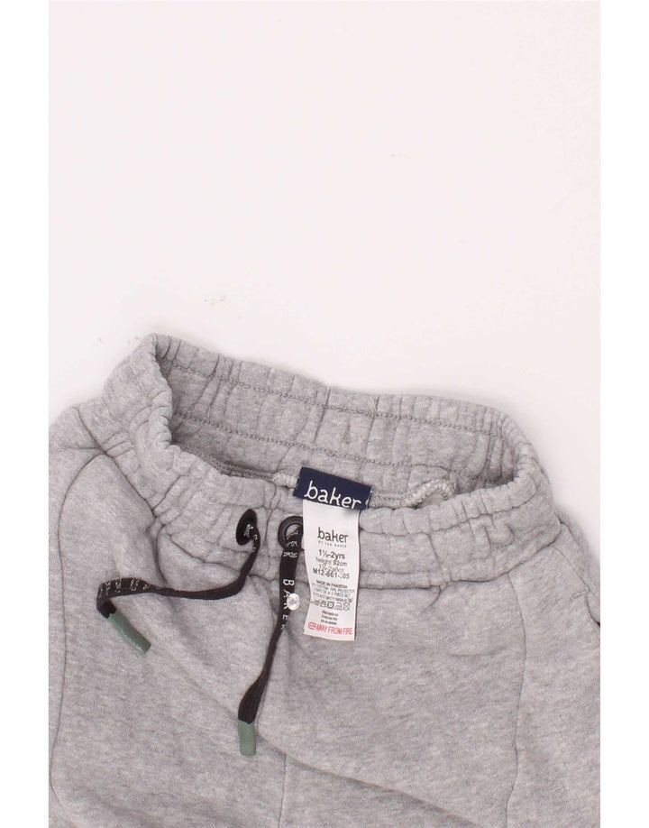 Calça de treino estampada para meninos Ted Baker 18-24 meses cinza manchada