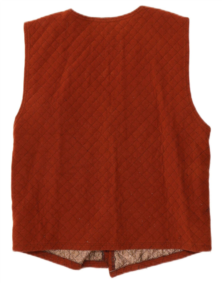 Colete Vintage Masculino Pequeno Marrom