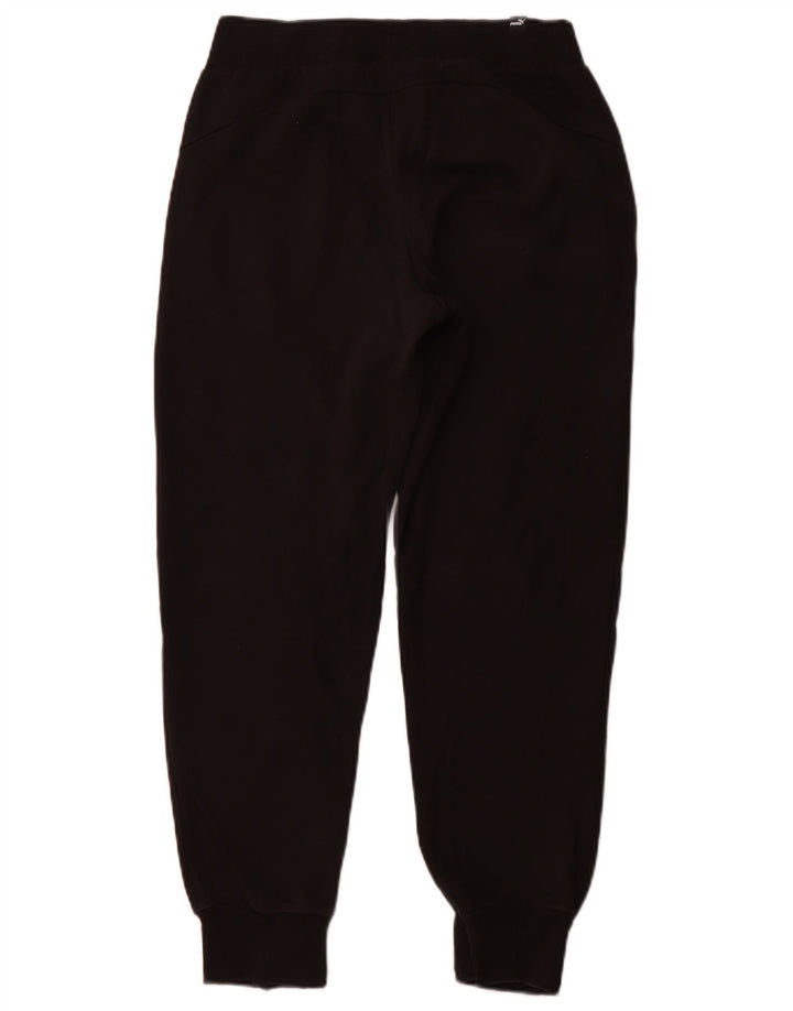 Calça de treino masculina Puma Joggers pequeno algodão preto