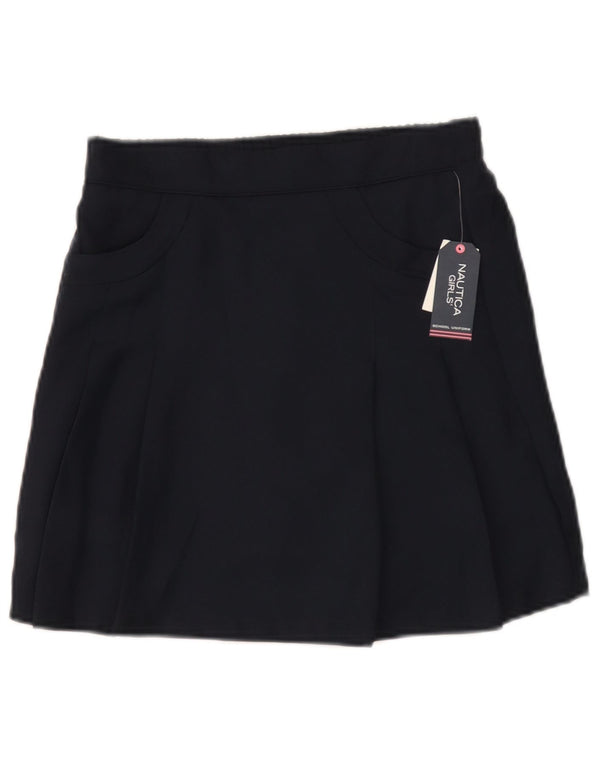 Saia Nautica Meninas A-Line 13-14 Anos W28 Azul Marinho Poliéster