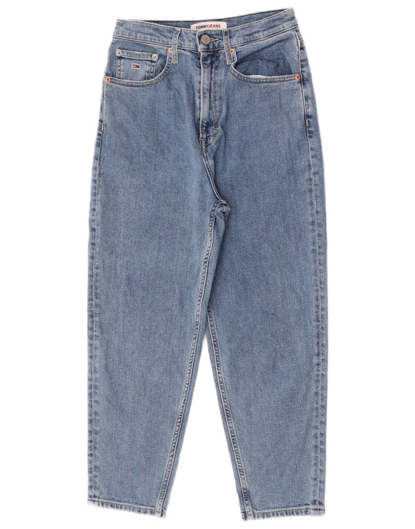 Tommy Hilfiger Calça jeans masculina cintura alta W27 L23 Azul