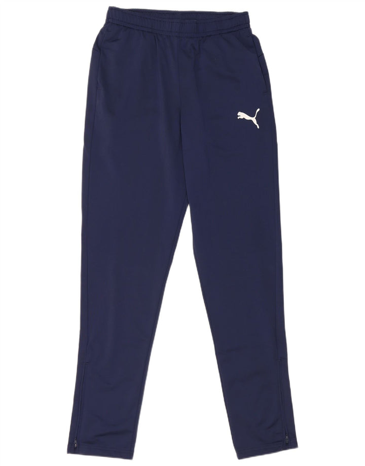Calças de treino Puma menino 15-16 anos azul marinho poliéster