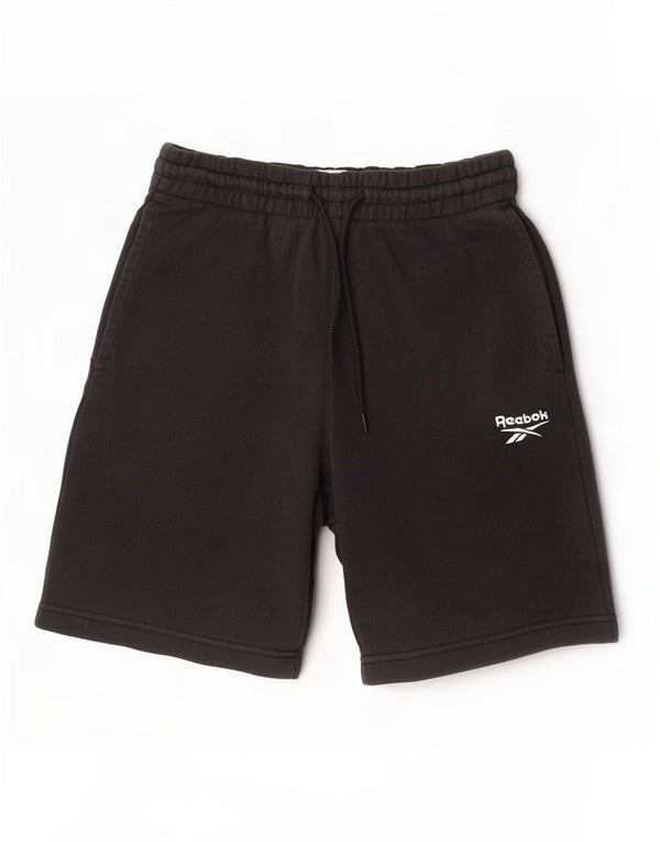 Shorts esportivos masculinos Reebok XS algodão preto