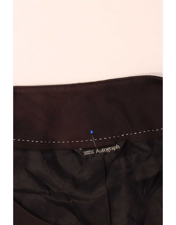 Jaqueta feminina Marks & Spencer Autograph Bolero grande Reino Unido 14 médio preto