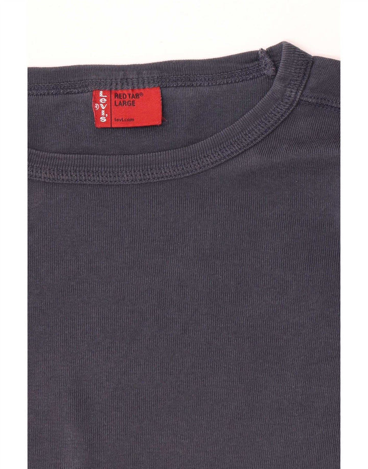 Levi's Mens Top Long Sleeve Large Navy Blue
