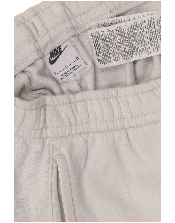 Nike masculino gráfico calças de treino joggers pequeno algodão branco