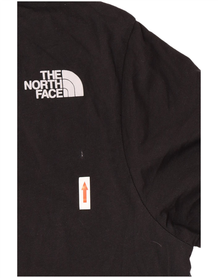 The North Face Camiseta Masculina Top Pequeno Algodão Preto