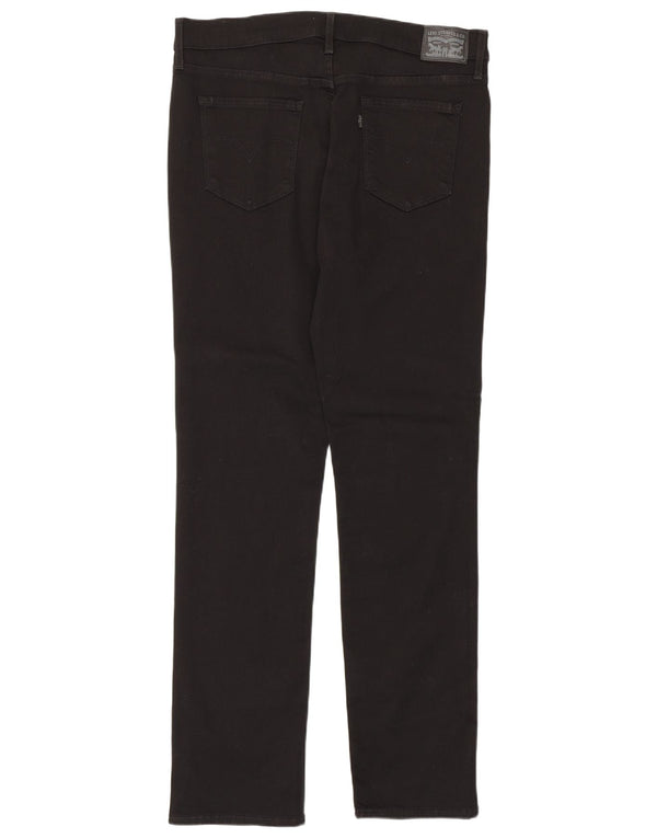Calça jeans feminina Levi's 312 Shaping Slim W32 L32 algodão preto