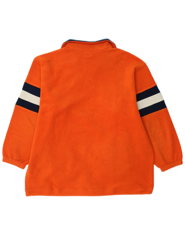 Jumper gráfico de lã Champion Boys 13-14 anos XL laranja colorblock