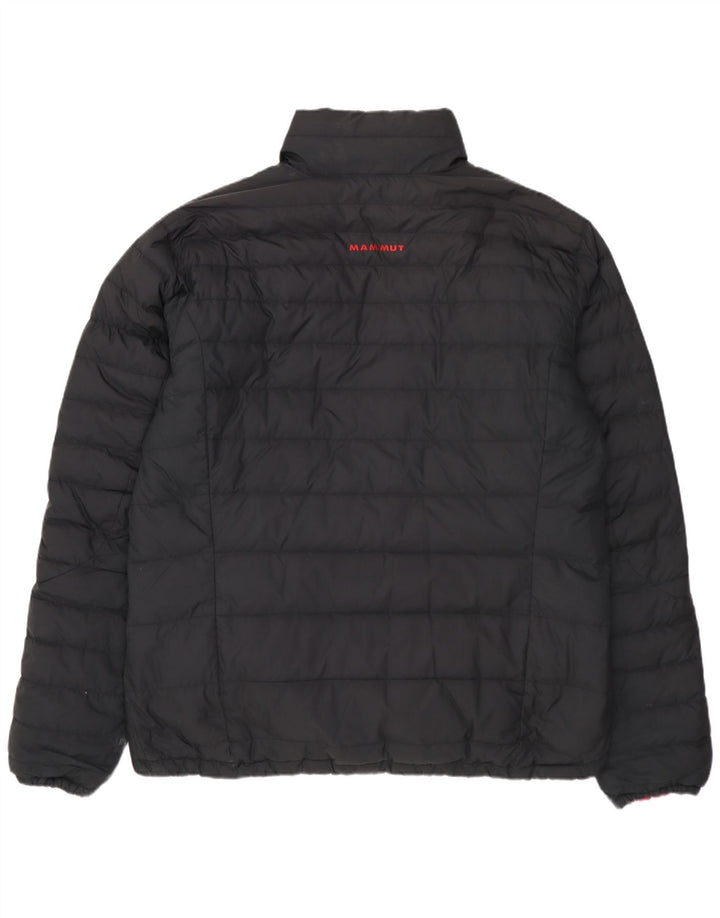 Jaqueta acolchoada reversível masculina Mammut UK 40 grande poliéster preto