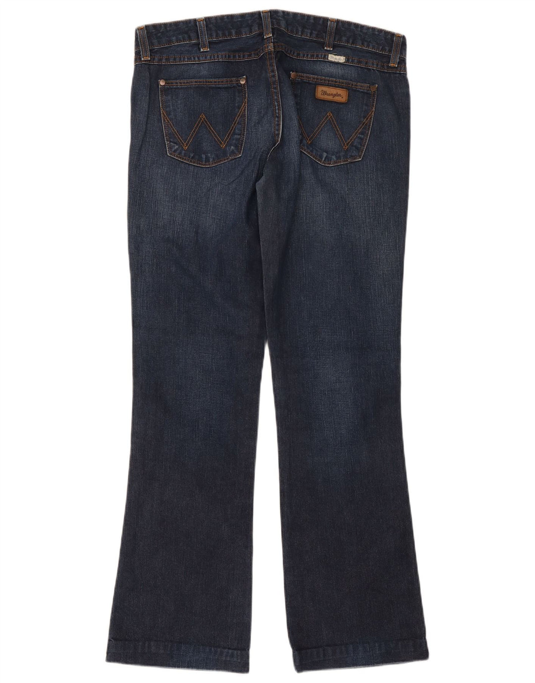 Wrangler feminino Megan Bootcut jeans W32 L34 azul marinho algodão