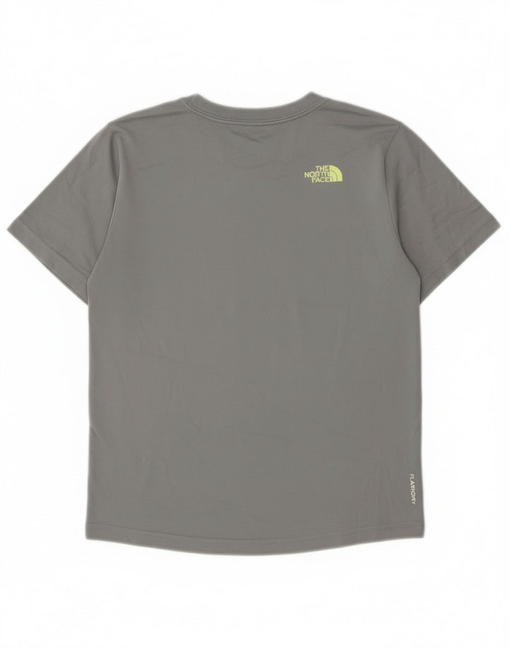 Camiseta The North Face Boys Top 9-10 Anos Cinza Médio Poliéster