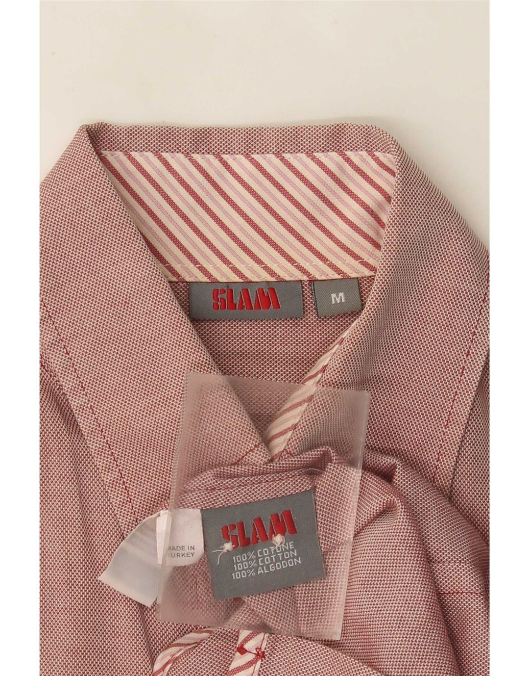 Camisa feminina Slam UK 12 algodão vermelho médio