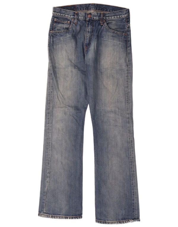 Calça jeans masculina Levi's 507 Slim Bootcut W31 L34 azul algodão