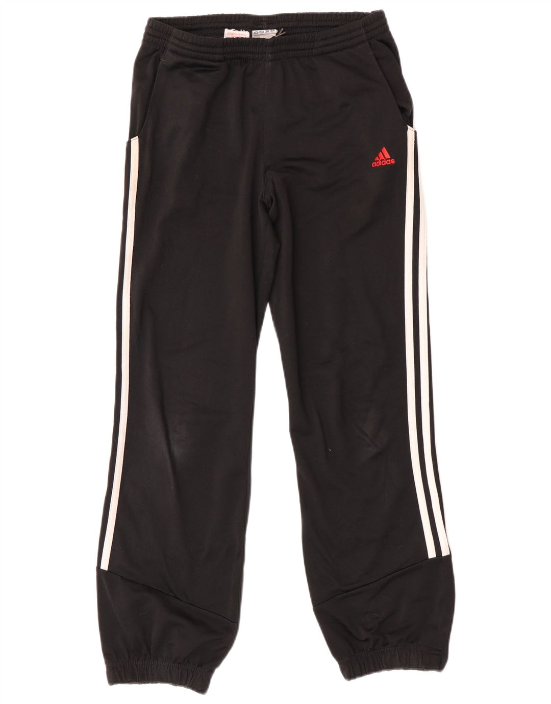 Adidas meninos calças de treino joggers 11-12 anos preto poliéster