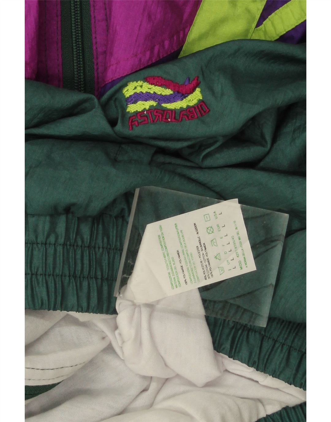 Jaqueta masculina vintage de grandes dimensões, grande bloco colorido verde
