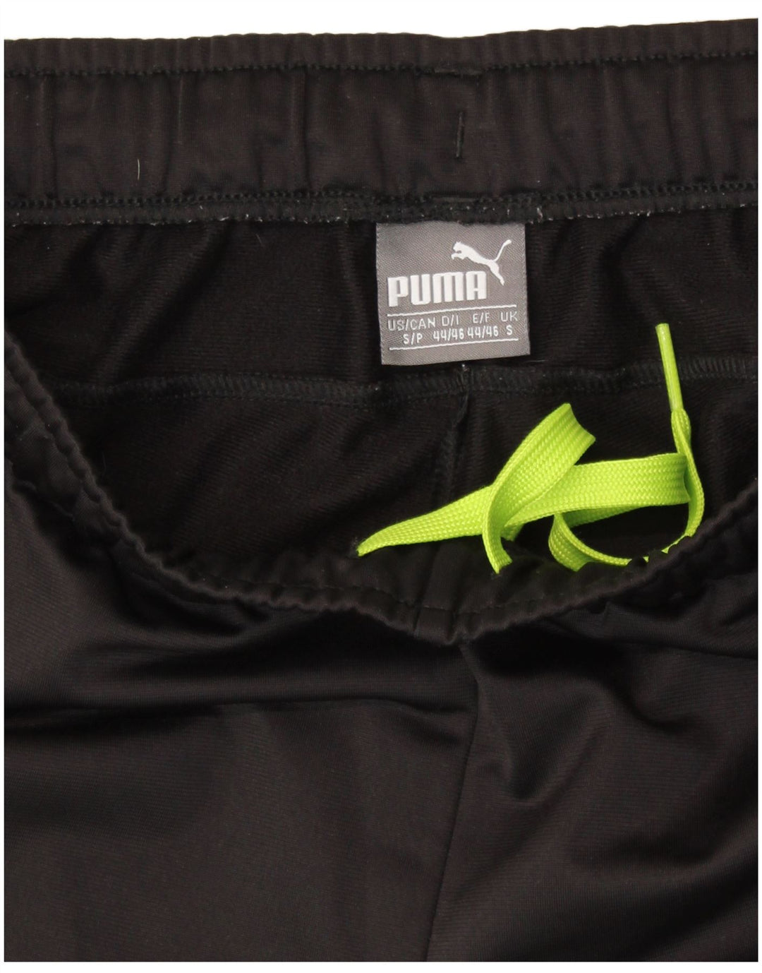 Calça de treino masculina PUMA joggers poliéster preto pequeno