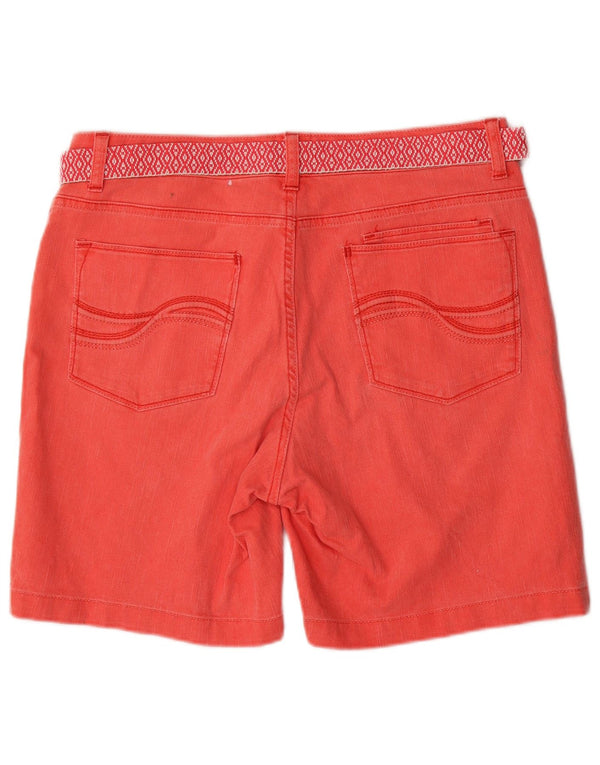 Shorts jeans feminino LEE Perfect Fit US 14 XL W34 algodão vermelho