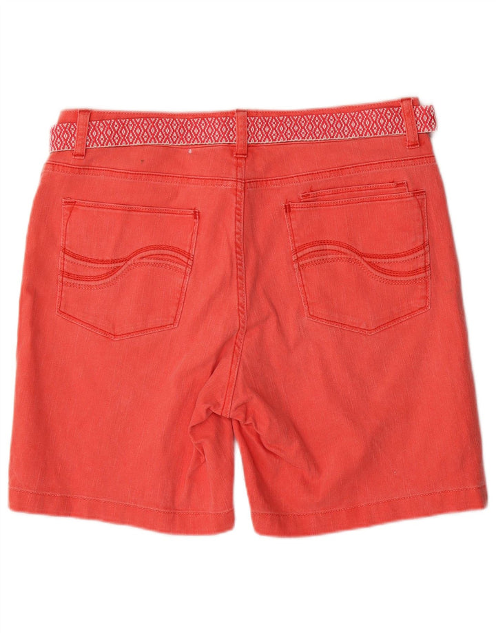 Shorts jeans feminino LEE Perfect Fit US 14 XL W34 algodão vermelho