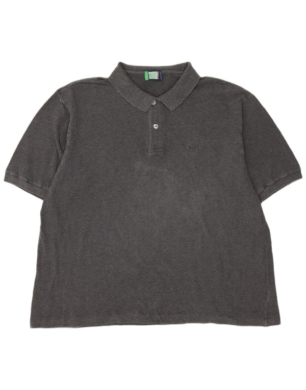 SERGIO TACCHINI Camisa Polo Masculina IT 58 2XL Algodão Cinza