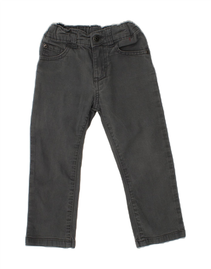 WRANGLER Girls Straight Jeans 2-3 Years W18 L13 Grey Cotton Vintage Wrangler and Second-Hand Wrangler from Messina Hembry 