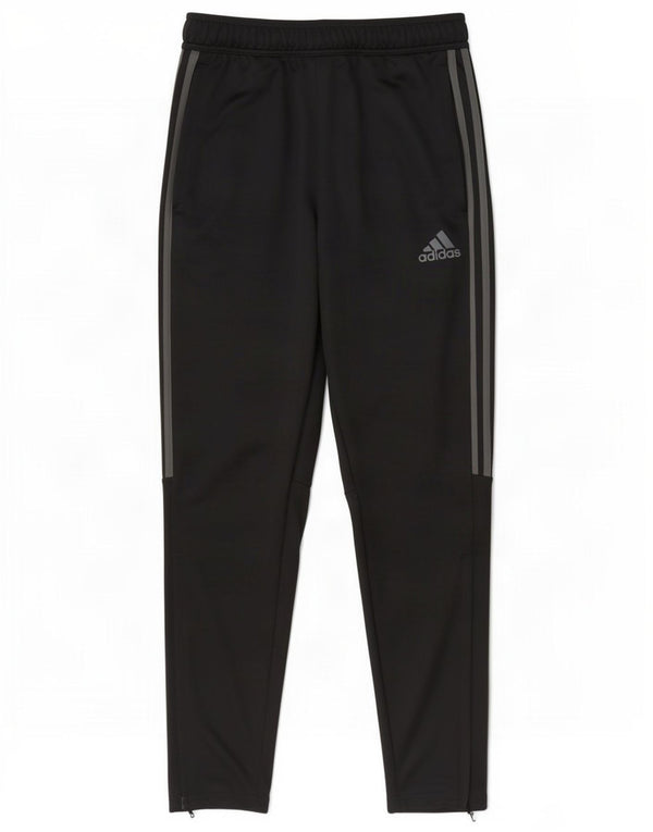 Adidas Womens Aeroready Tracksuit Trousers UK 10 Small Black Polyester