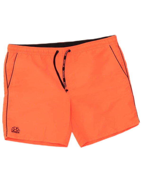 Shorts de natação masculino Sundek XL laranja poliéster