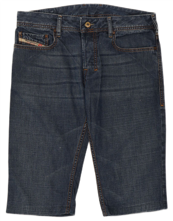 Shorts jeans masculino diesel W31 algodão azul médio