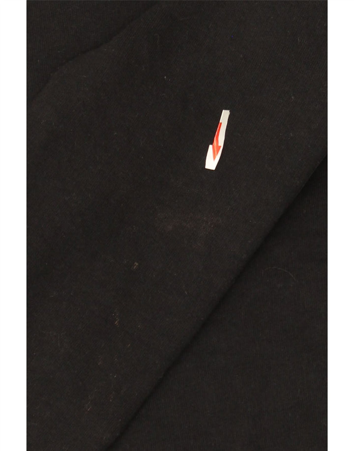Suéter gráfico feminino Superdry UK 12 algodão preto médio
