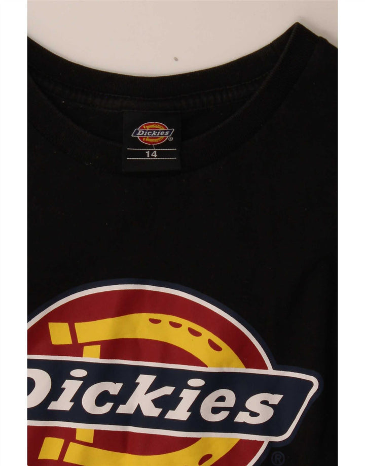 Camiseta feminina gráfica Dickies Top UK 14 médio preto