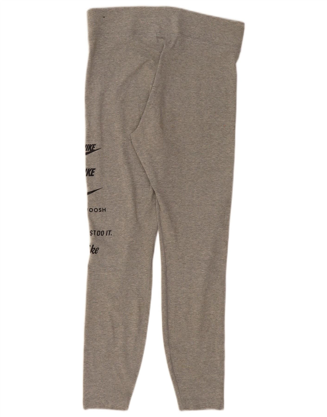 Leggings femininas Nike Graphic UK 14 grandes de algodão cinza