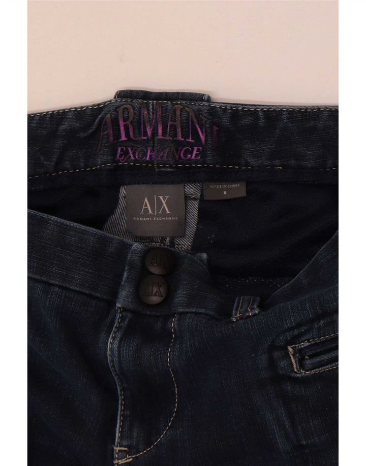 Calça Jeans Bootcut Feminina Armani Exchange EUA 6 Médio W28 L32 Azul Marinho