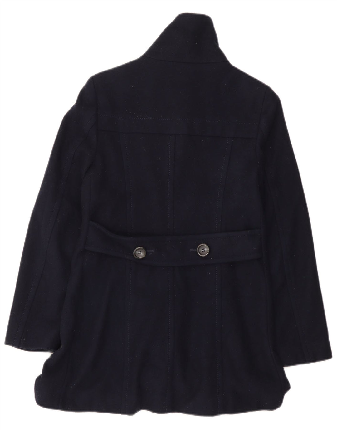 Casaco Benetton Girls Double Breasted 9-10 Anos Azul Marinho