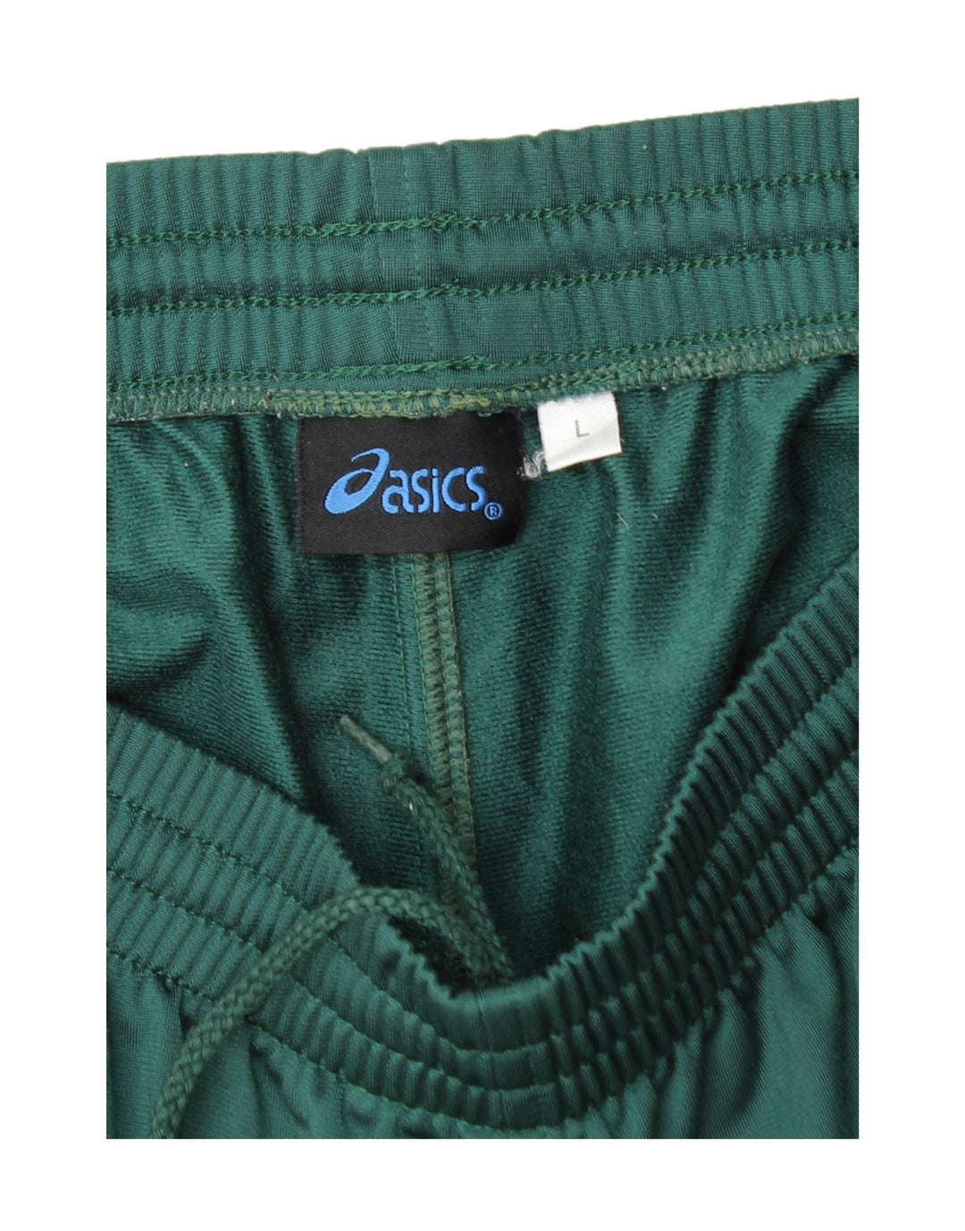 Calça de treino masculina ASICS grande poliéster verde
