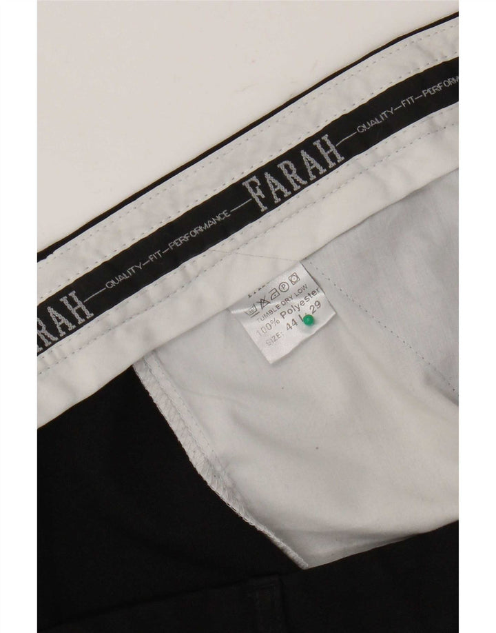 Farah Calça Chino Masculina Reta W44 L29 Poliéster Preto