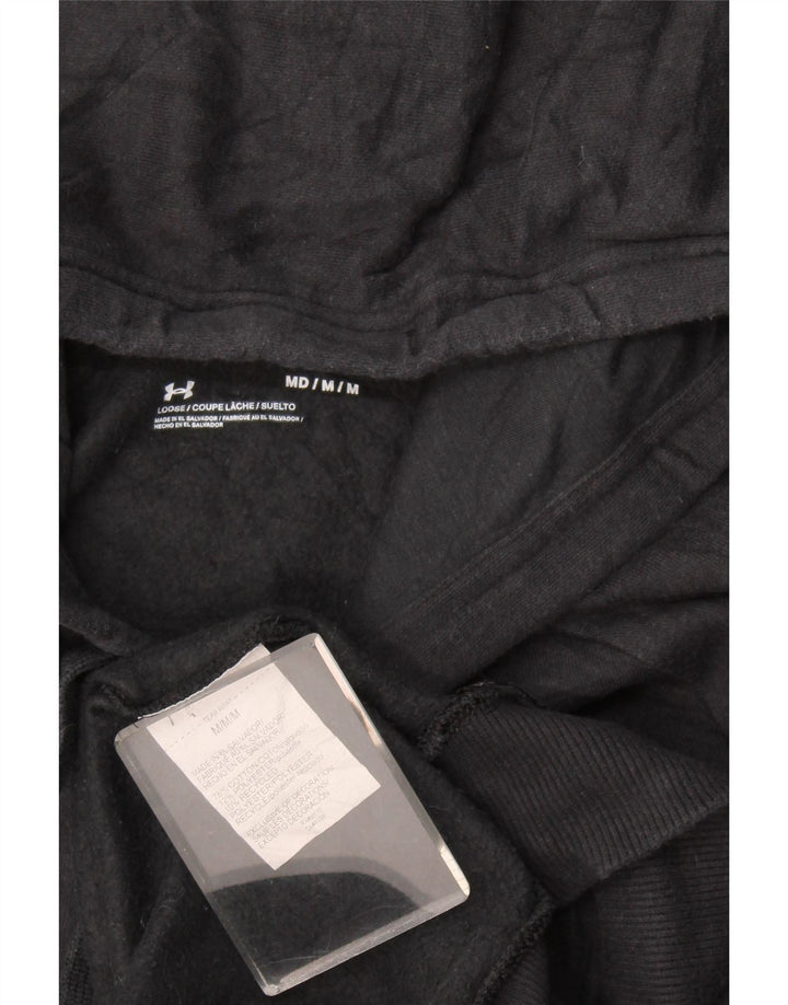Under Armour Mens Hoodie Jumper Médio Algodão Preto