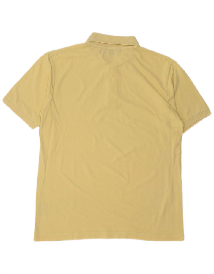 Camisa polo masculina Kappa grande algodão amarelo
