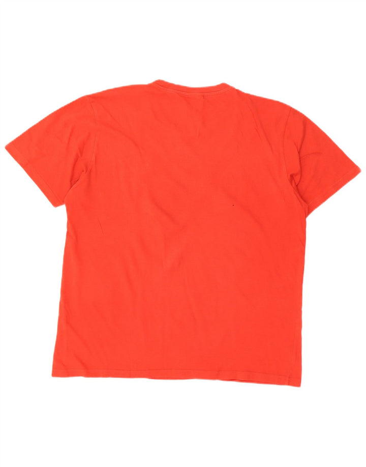 Camiseta masculina estampada Champion grande vermelha