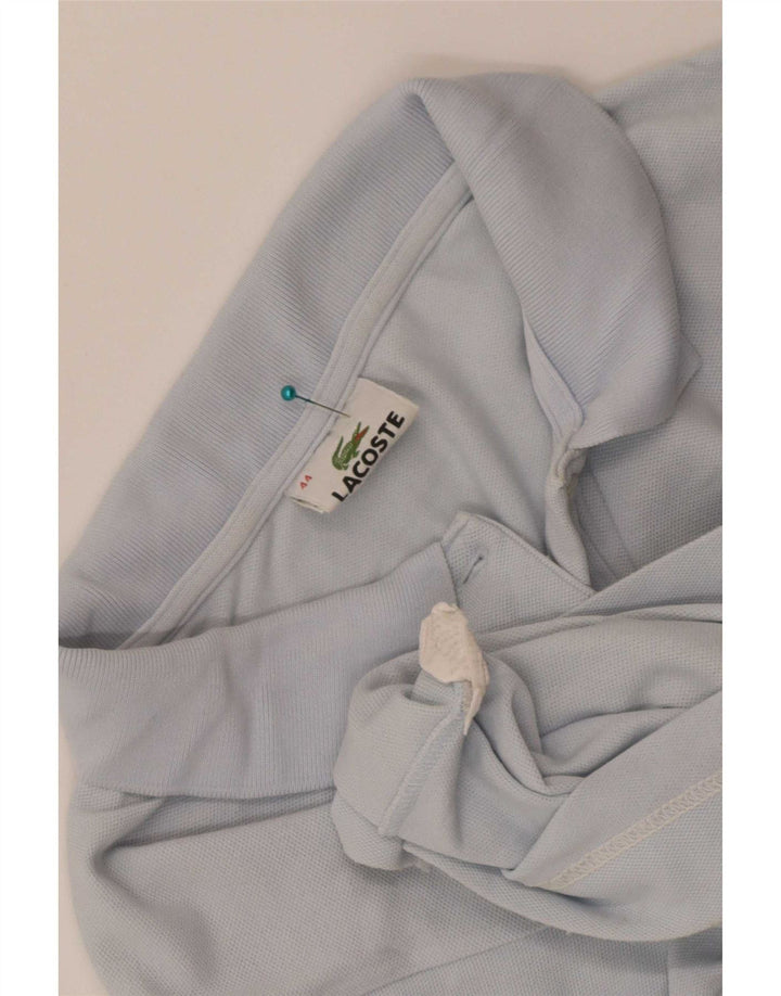 Camisa polo feminina Lacoste tamanho 44 grande algodão azul