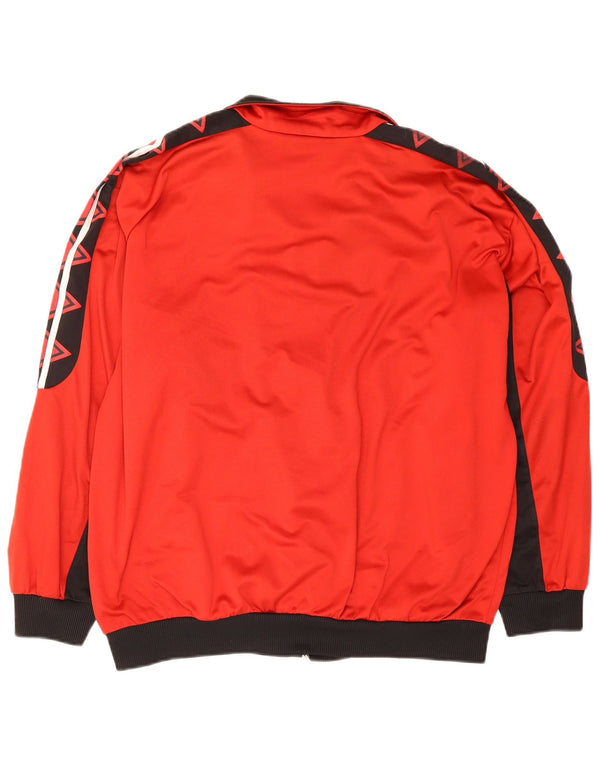 Jaqueta masculina Reebok Graphic Tracksuit Top grande bloco colorido vermelho