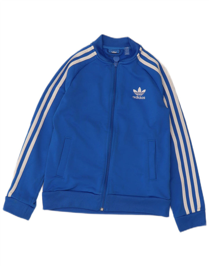 Jaqueta Adidas Meninos Treino Top 9-10 Anos Azul Poliéster