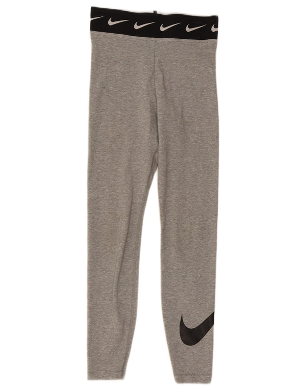 Leggings Nike Femininas Graphic UK 4 XS Cinza Colorblock Algodão