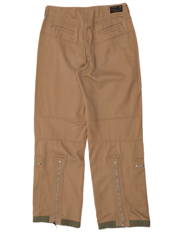 Calça Dockers Mens Khakis Straight Cargo W34 L34 Poliéster Bege