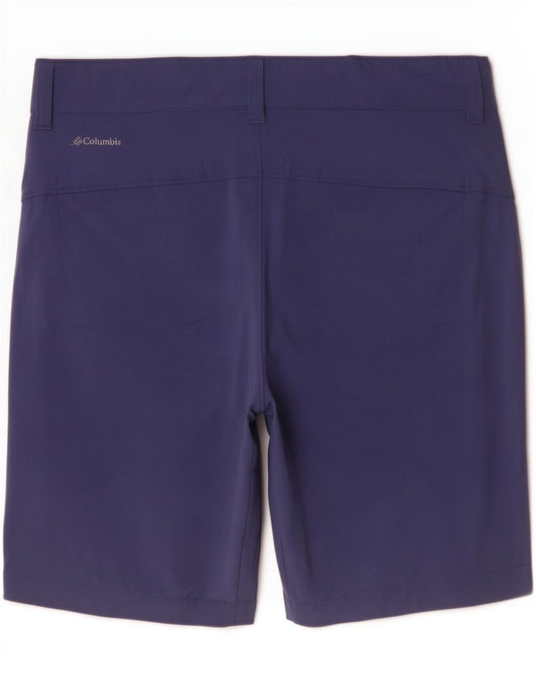 Shorts cargo feminino Columbia US 6 médio W30 azul marinho nylon
